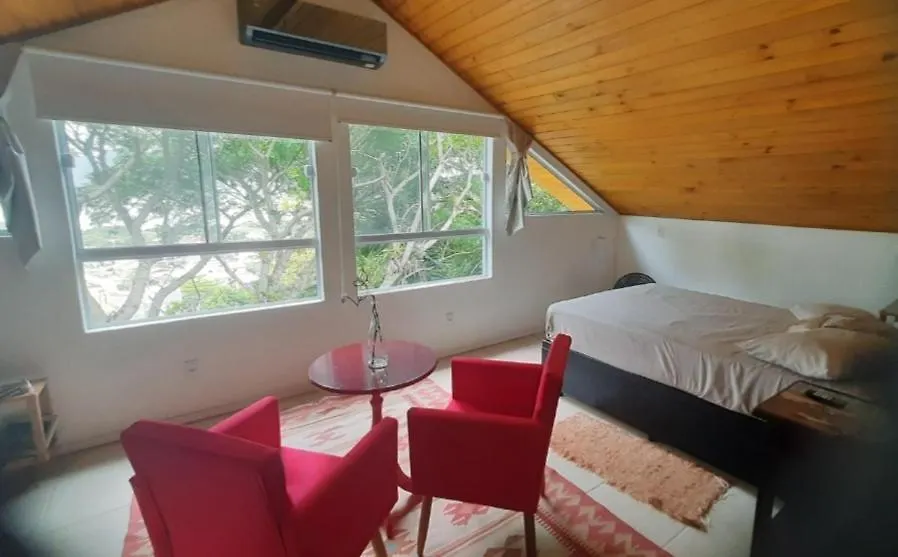 Loft Com Linda Vista Para Lagoa 가로파바 아파트