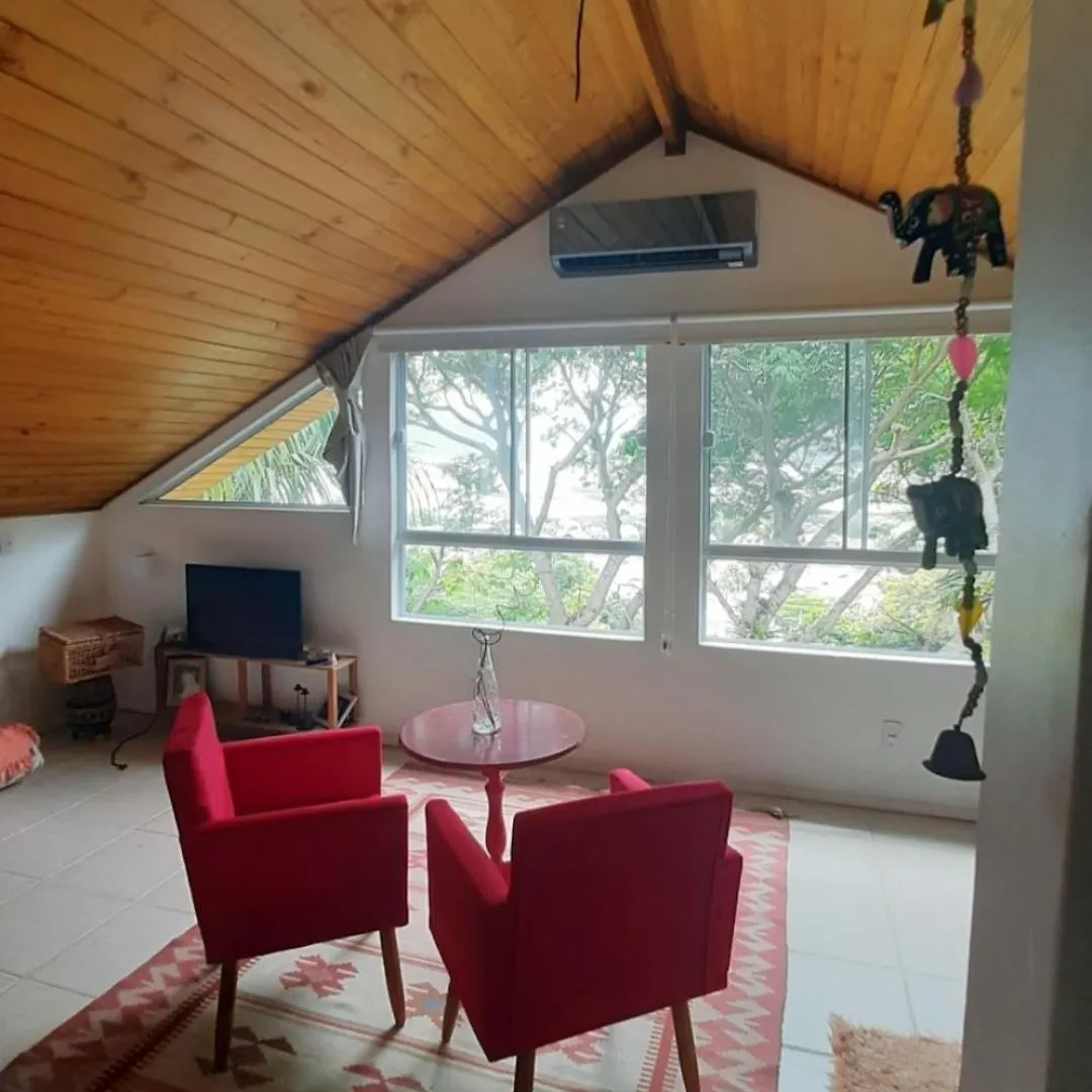 Loft Com Linda Vista Para Lagoa 가로파바 아파트